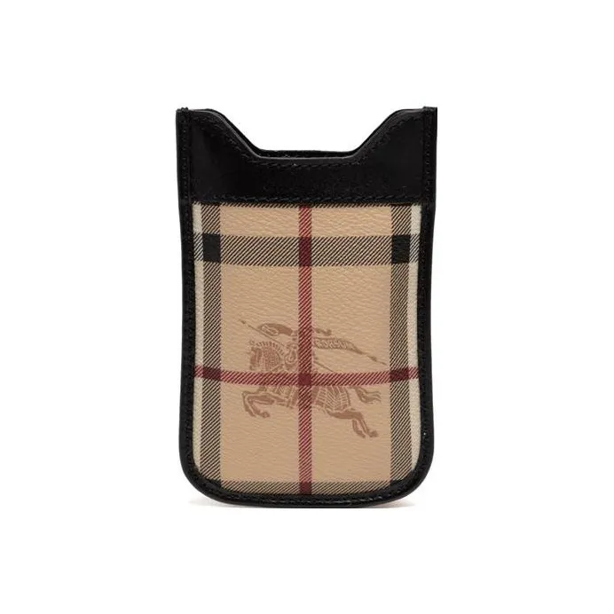 Burberry Кожа Защитный Чехол Держатель для Карт Мужской Многоцветный