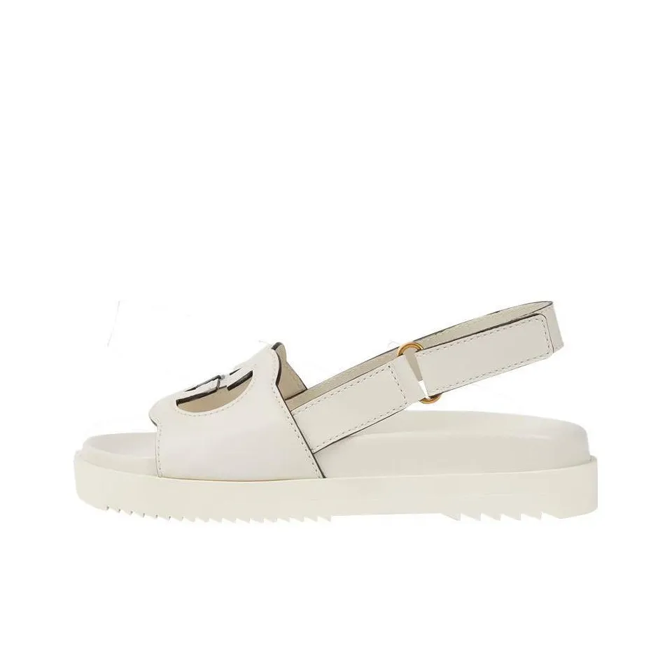 GUCCI Women's Interlocking G Sandal 'White' Women's
