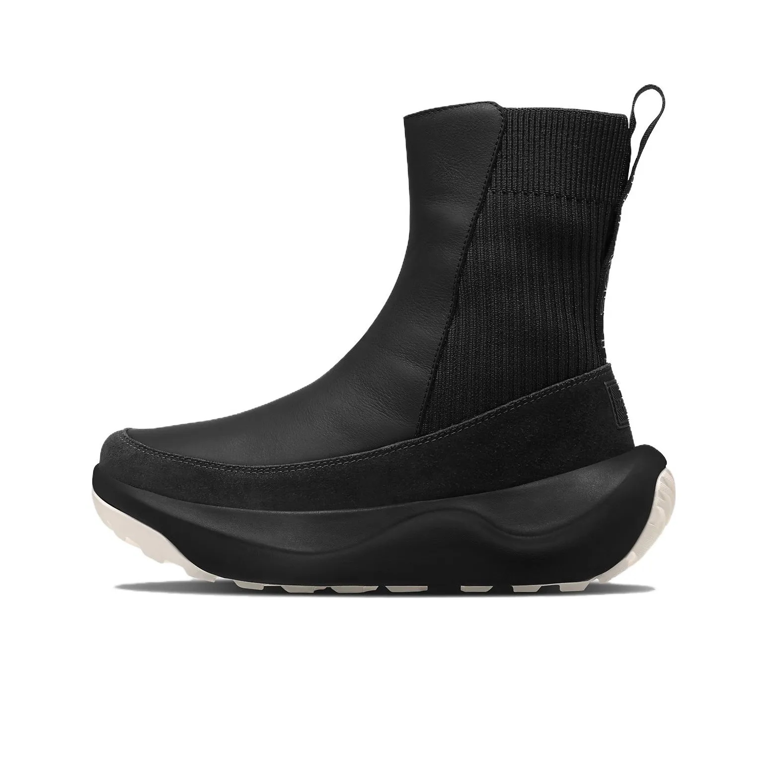 tenis dc shoes new flash 2 tx blackwhite branco PFI Halseigh Knit Waterproof And Wear resistant Knee High Outdoor Boots Flat Women's Black