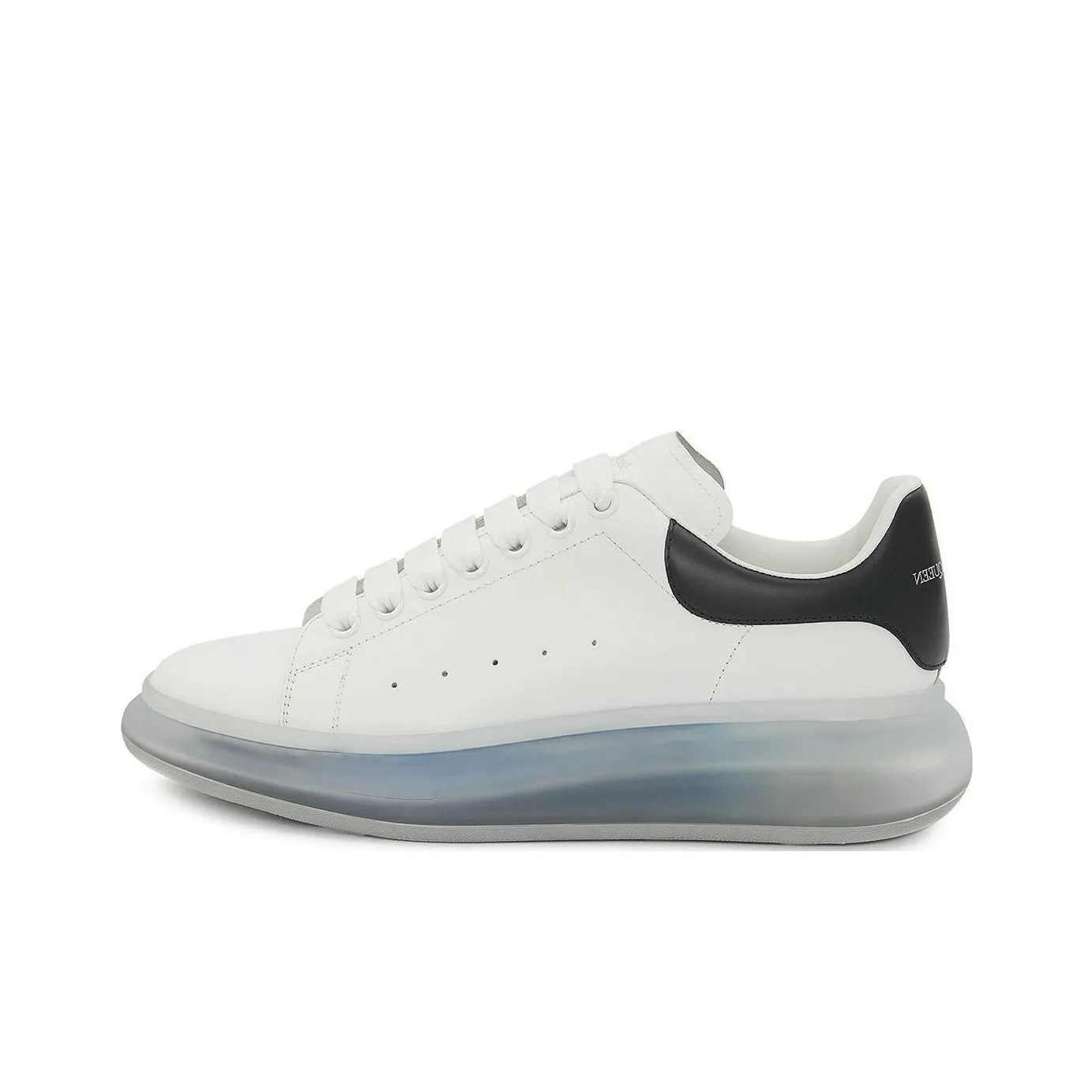 Alexander McQueen Oversized Clear Sole White Navy Blue