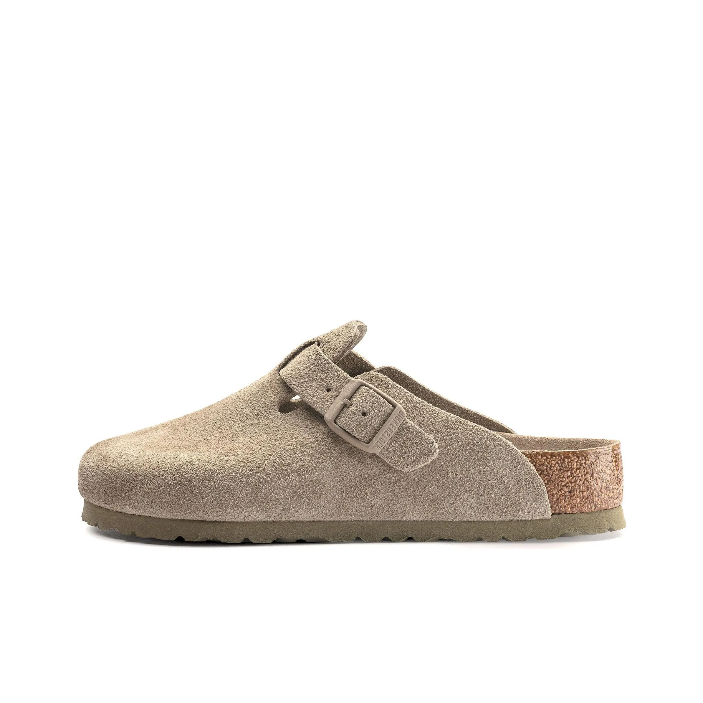 Boston Birkenstock Soft Footbed Narrow 'Faded Khaki'