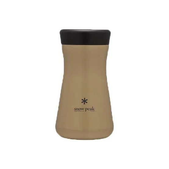 Snow Peak Outdoor Water Equipment Stainless Steel 350mL Sandy Brown