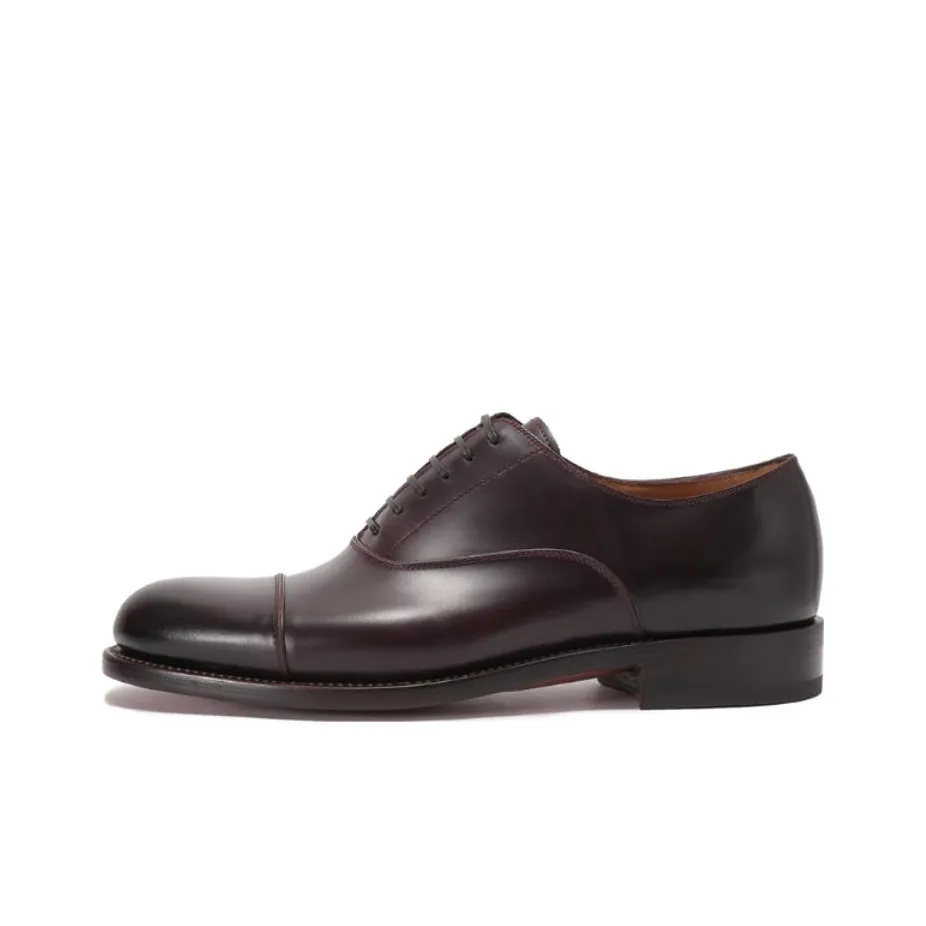 FERRAGAMO Dress Shoes 3cm Men's Burgundy