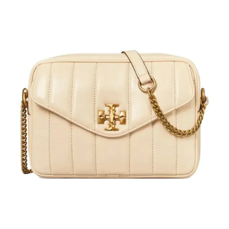 TORY BURCH Kira (Красный) Напп Кожа Маленькая Квадратная Сумка Camera Сумка Сумка через плечо Стандартная Женская Экрю