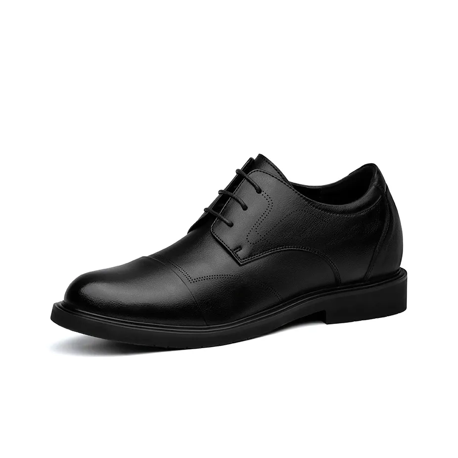 SULEGAO Dress Shoes Men's Low top Black