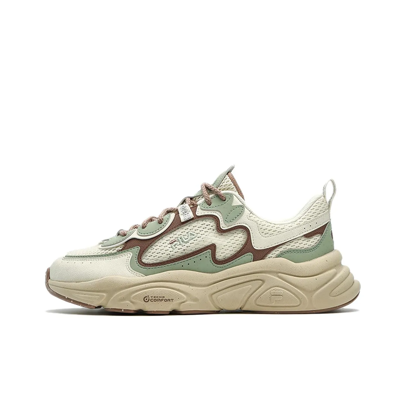 FILA MARS 1S+ LE Low Top Casual Shoes Women's Beige White Green