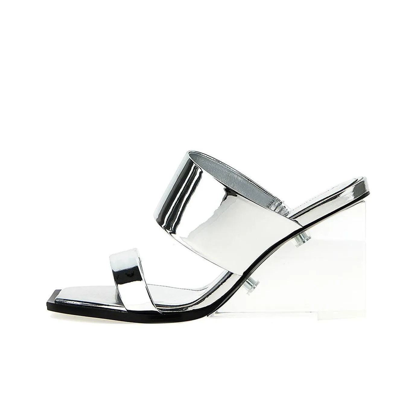 Alexander McQueen One Strap Sandal Women's Silver