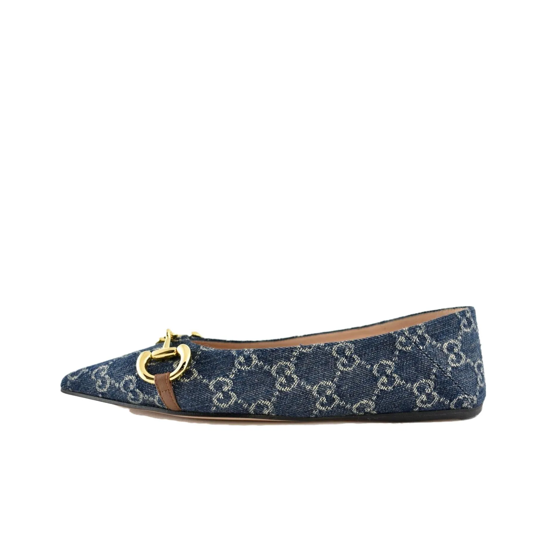 GUCCI GG Horsebit Ballerina Shoes