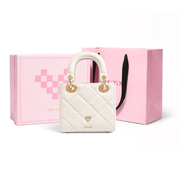 TOUTOU PU One Shoulder Handbag Medium Size Women's Multicolor