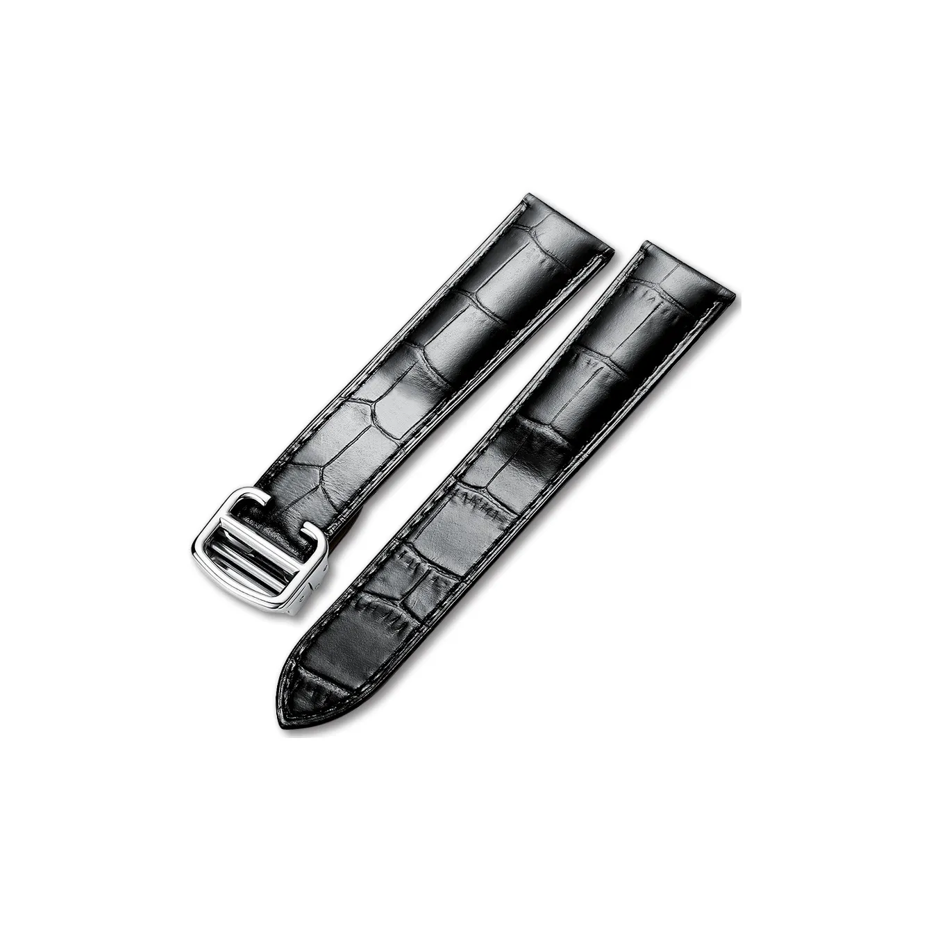 ZHISHENG Strap Cartier London Tanks Compatibility Genuine Leather Material 12 26mm Interface Width