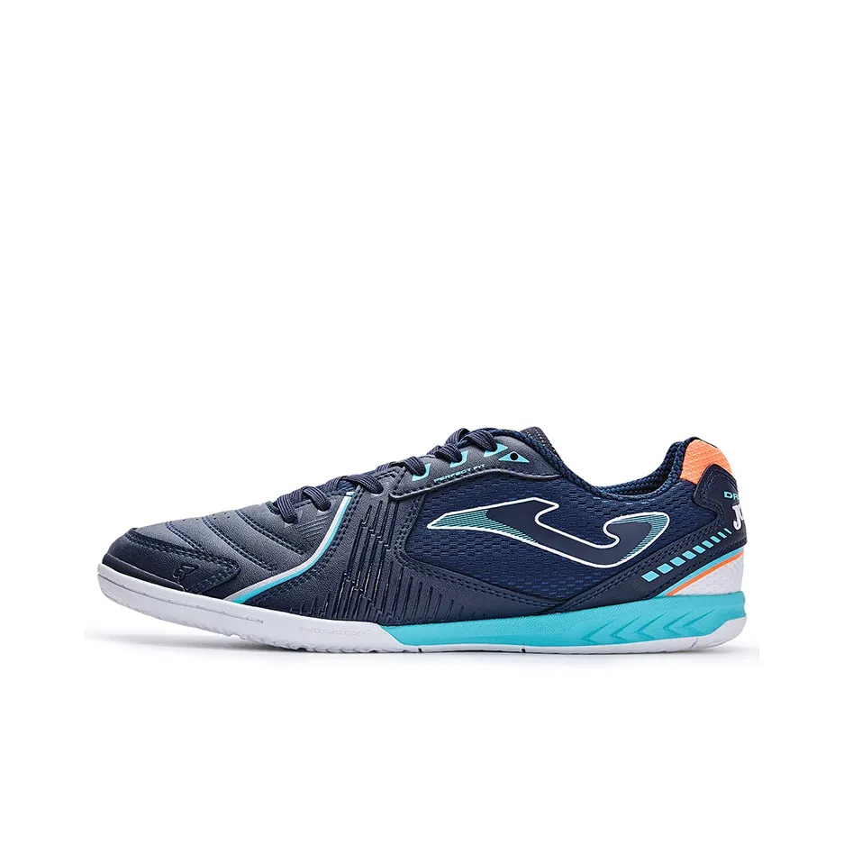 Joma IC/IN Indoor Anti Slip Wear Resistant Soccer Shoes Men's Navy Blue