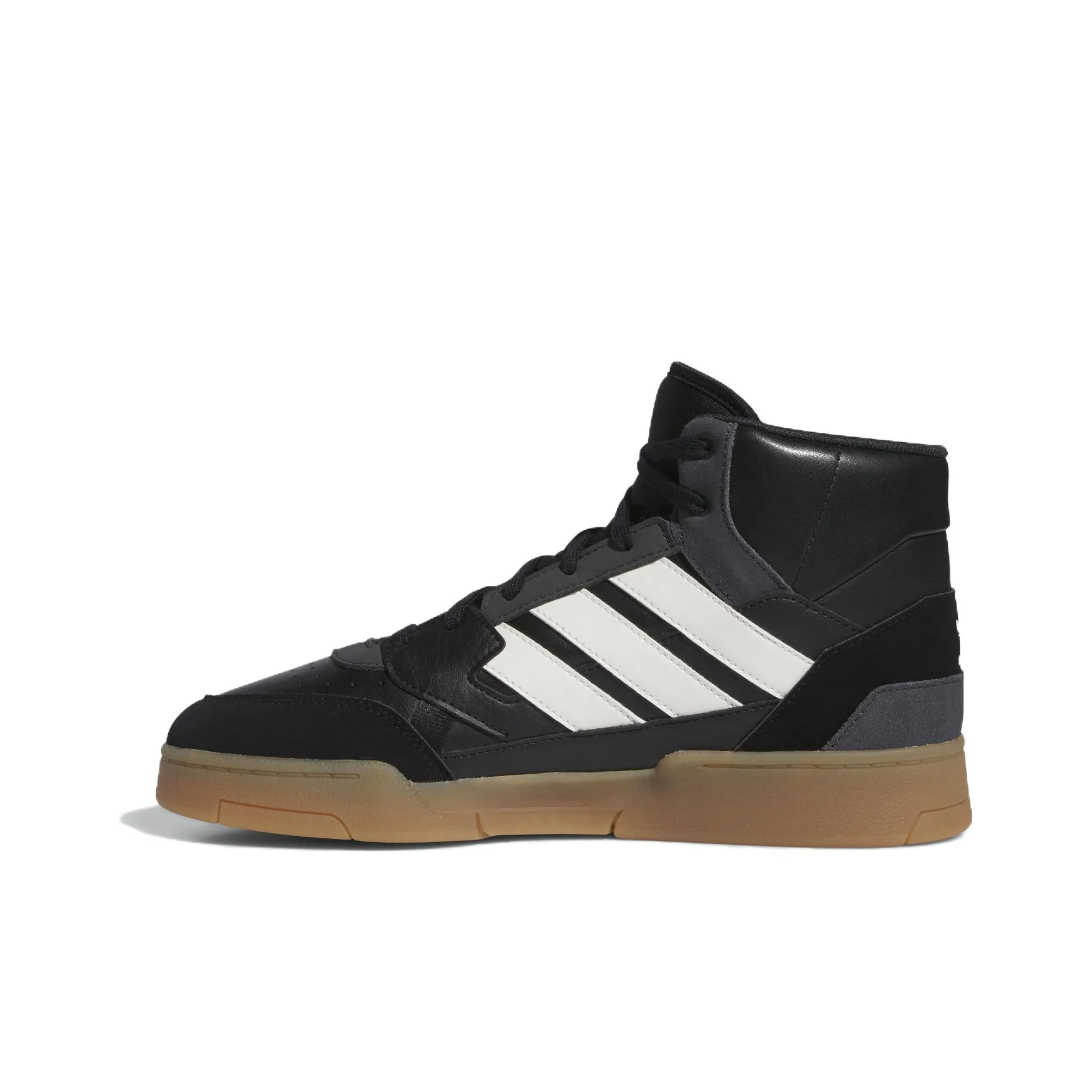 Adidas Originals Slip-Resistant High-Top Skateboard Shoes Unisex Black White