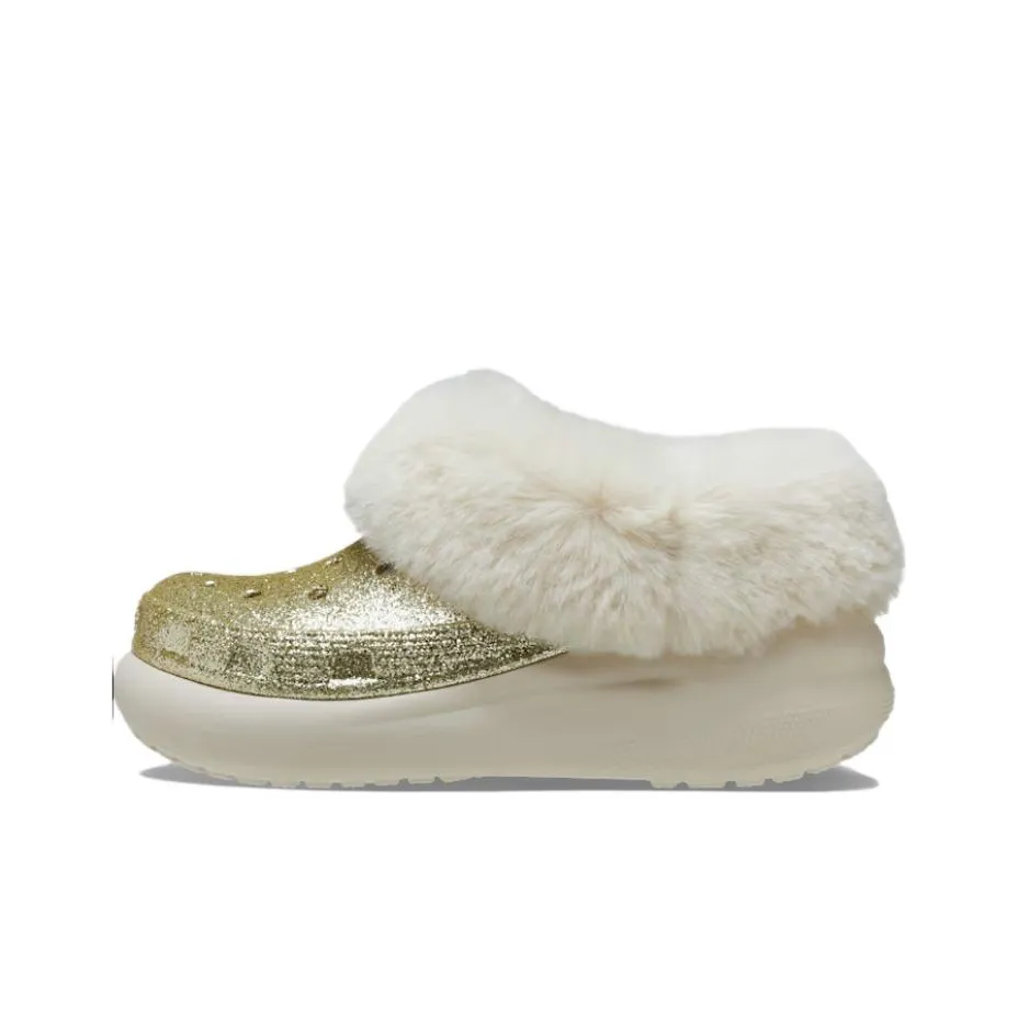 Crocs Furever Crush Glitter Shoes 'Stucco Black'