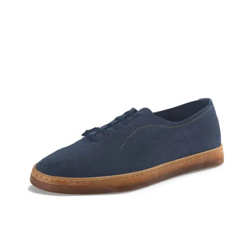 MAISON CORTHAY Мужские повседневные туфли Low Top Джинсовый Синий Мужские