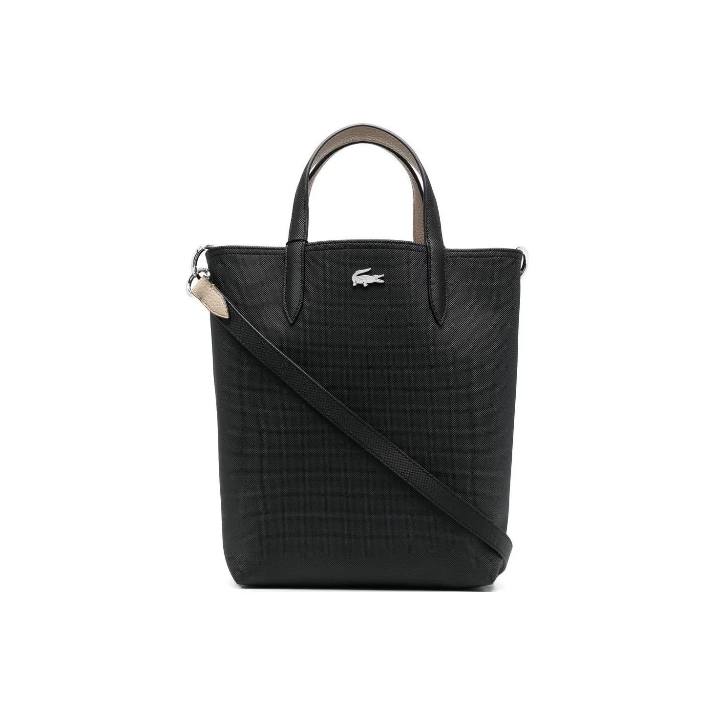 Сумка через плечо из ПВХ сумка обычная женская черная