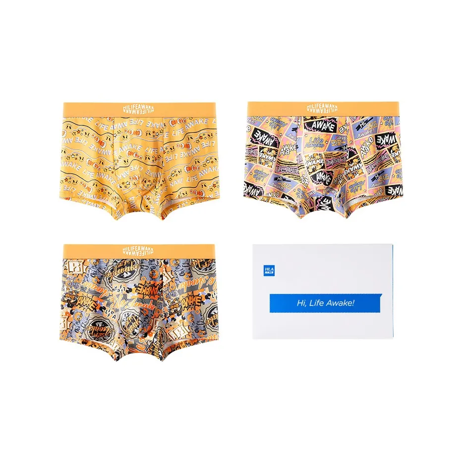 HLA Boxer Shorts With Pocket Men's 3 Pack