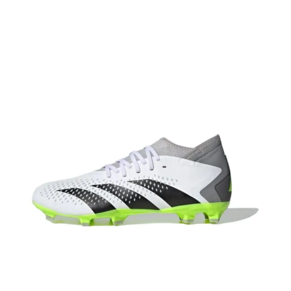 Adidas PREDATOR ACCURACY.3 FG Твердый грунт Амортизаторы Slip-resistant Футбольные бутсы Мужские Белые