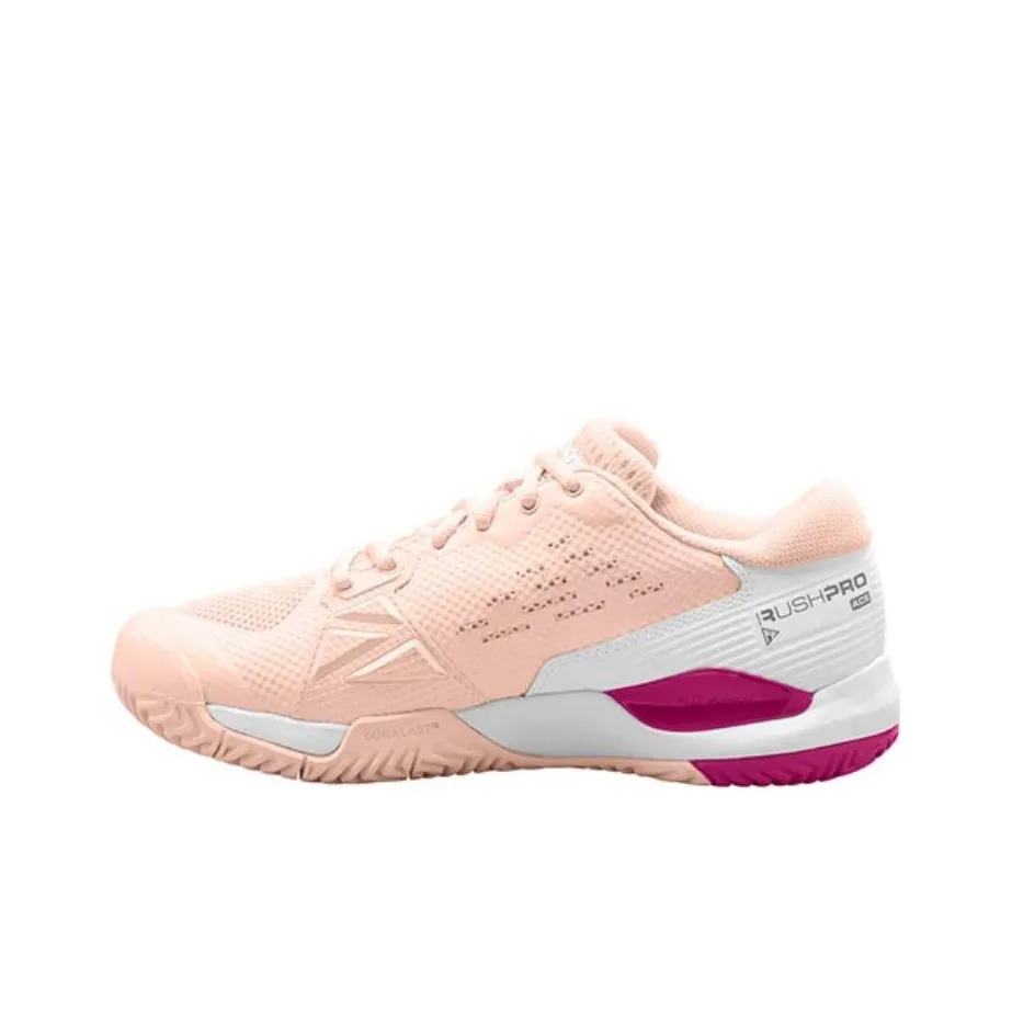 Wilson Rush Pro ACE Cushioning Low top Tennis Shoes Women's Pink