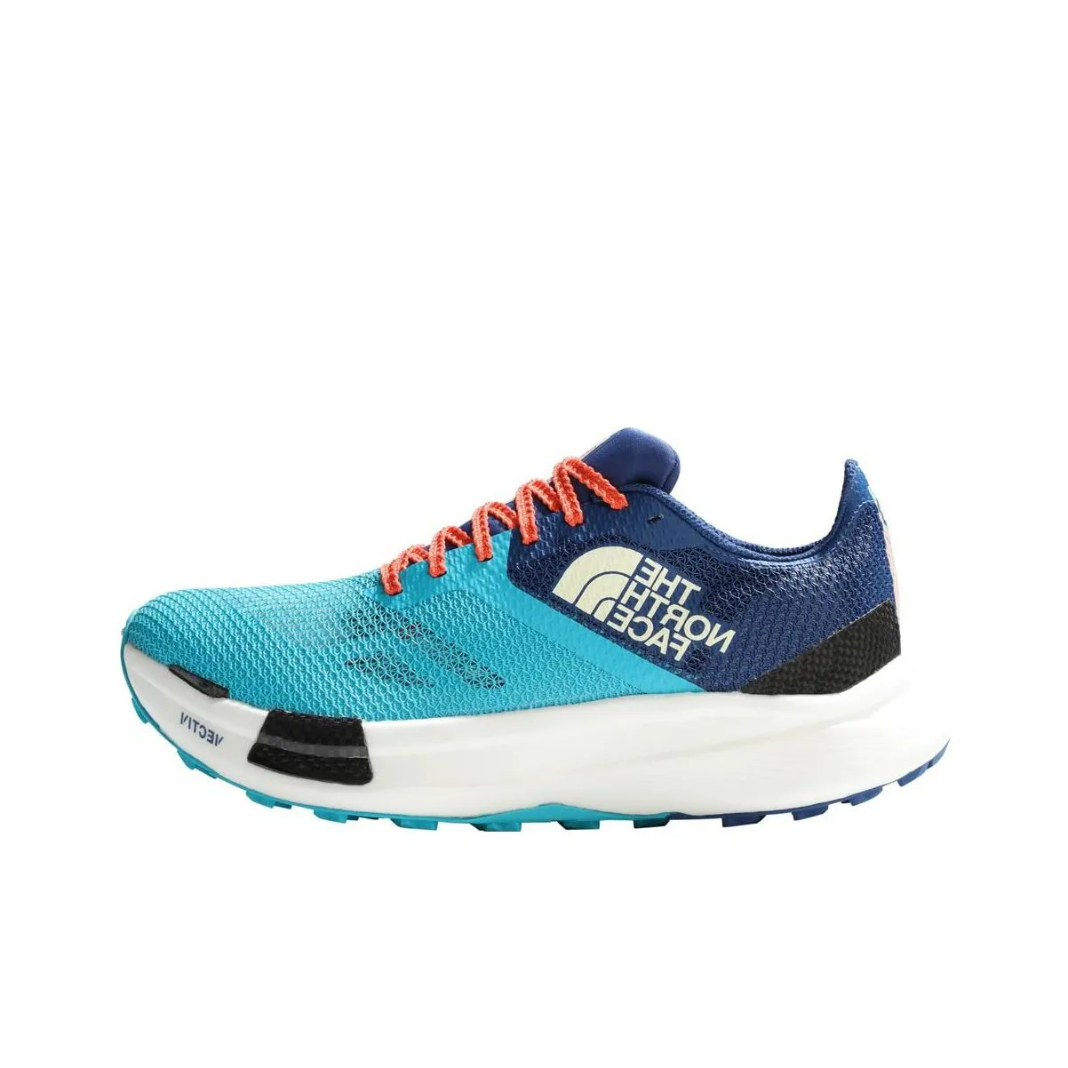 THE NORTH FACE Cushioned Slip Resistant Breathable Low Top Running Shoes Men's Blue