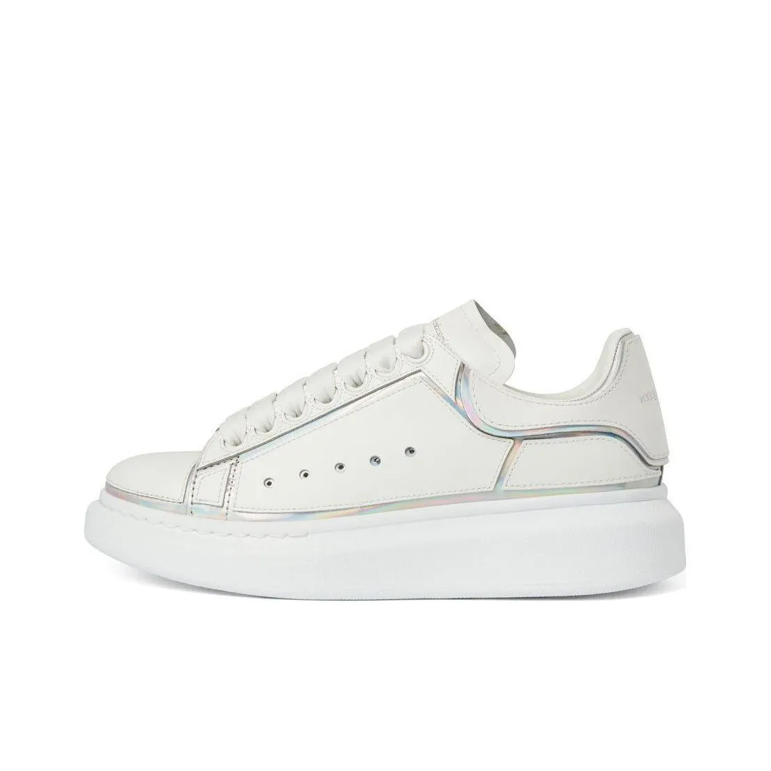 Alexander McQueen Oversized Sneakers 'White Silver' Women's