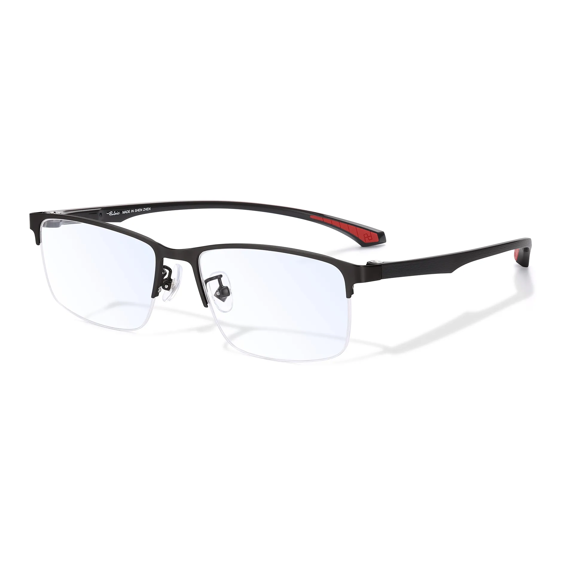 PULAIS Сплав Квадратные Оправы для Очков Мужские