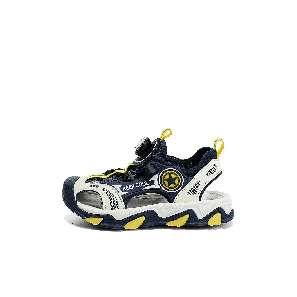 JEEP Детские сандалии хаки-желтого цвета для детей