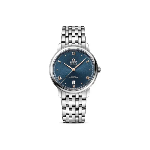 OMEGA Автоматический Механический Movement Мужские Elegant Saucer Series Часы 39,5 мм Синие
