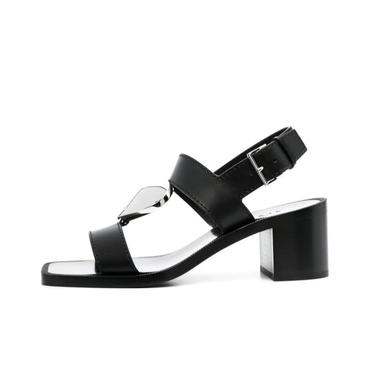 Alaia One Strap Sandals 6cm Women's Black