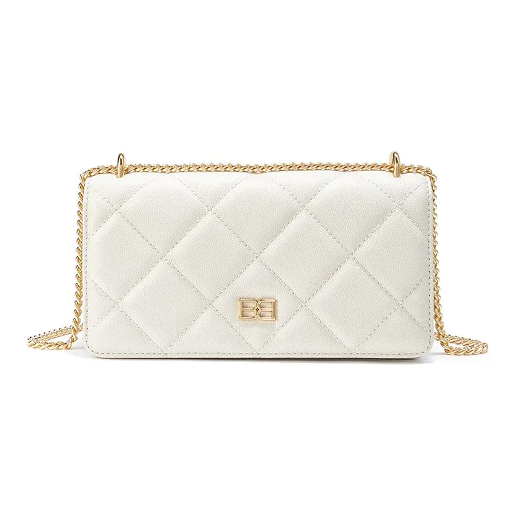 BOSSSUNWEN Синтетическая кожа Маленькая квадратная сумка Сумка через плечо Стандартная Унисекс Белый Черный