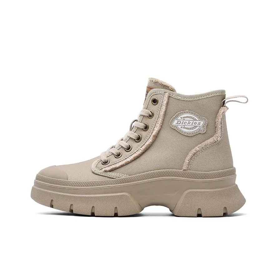 Dickies Slip Resistant High Top Canvas Shoes Women's Khaki