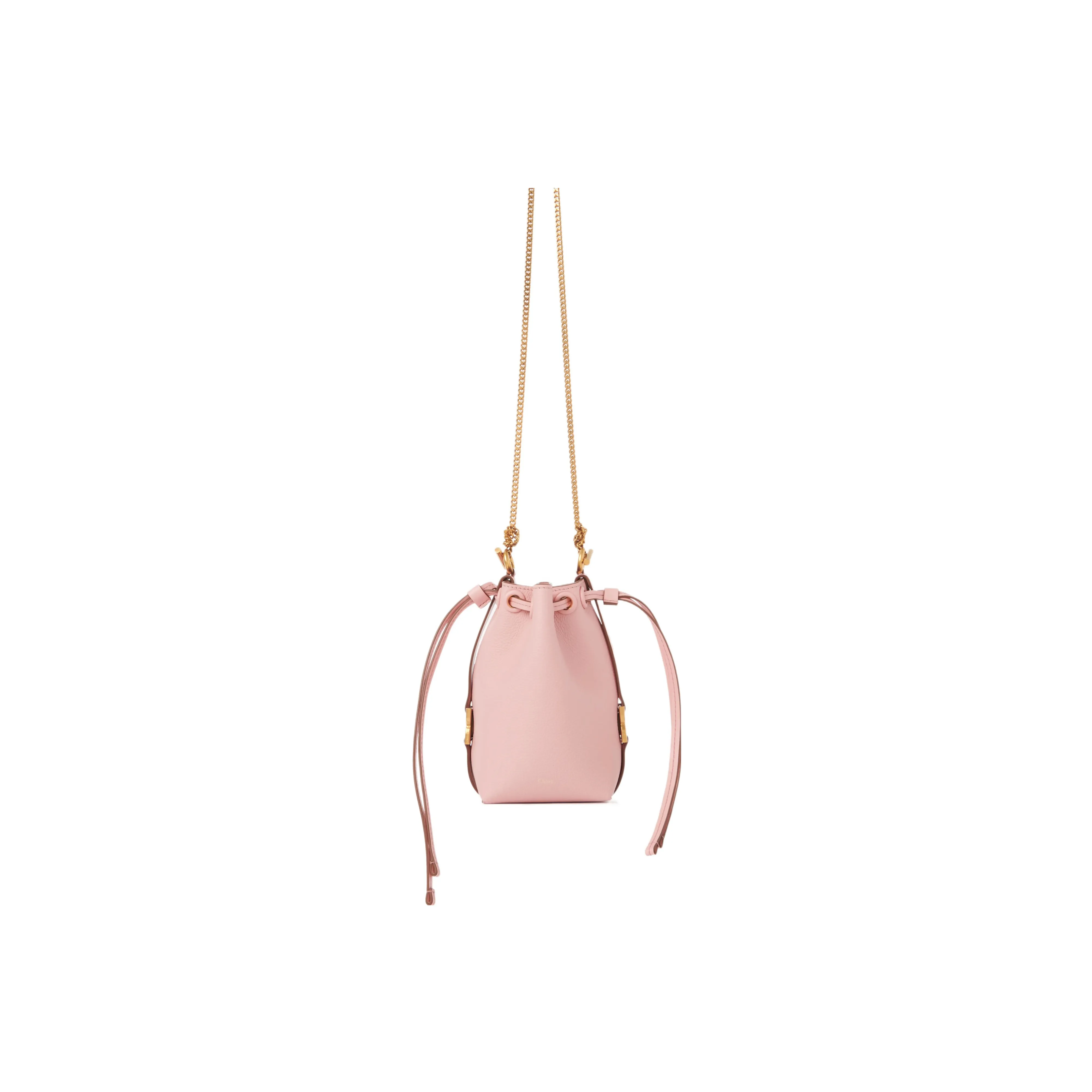 chloe Veste Marcie Grain Calfskin Shoulder Bag, Crossbody Bag Extra Mini Women's Pink