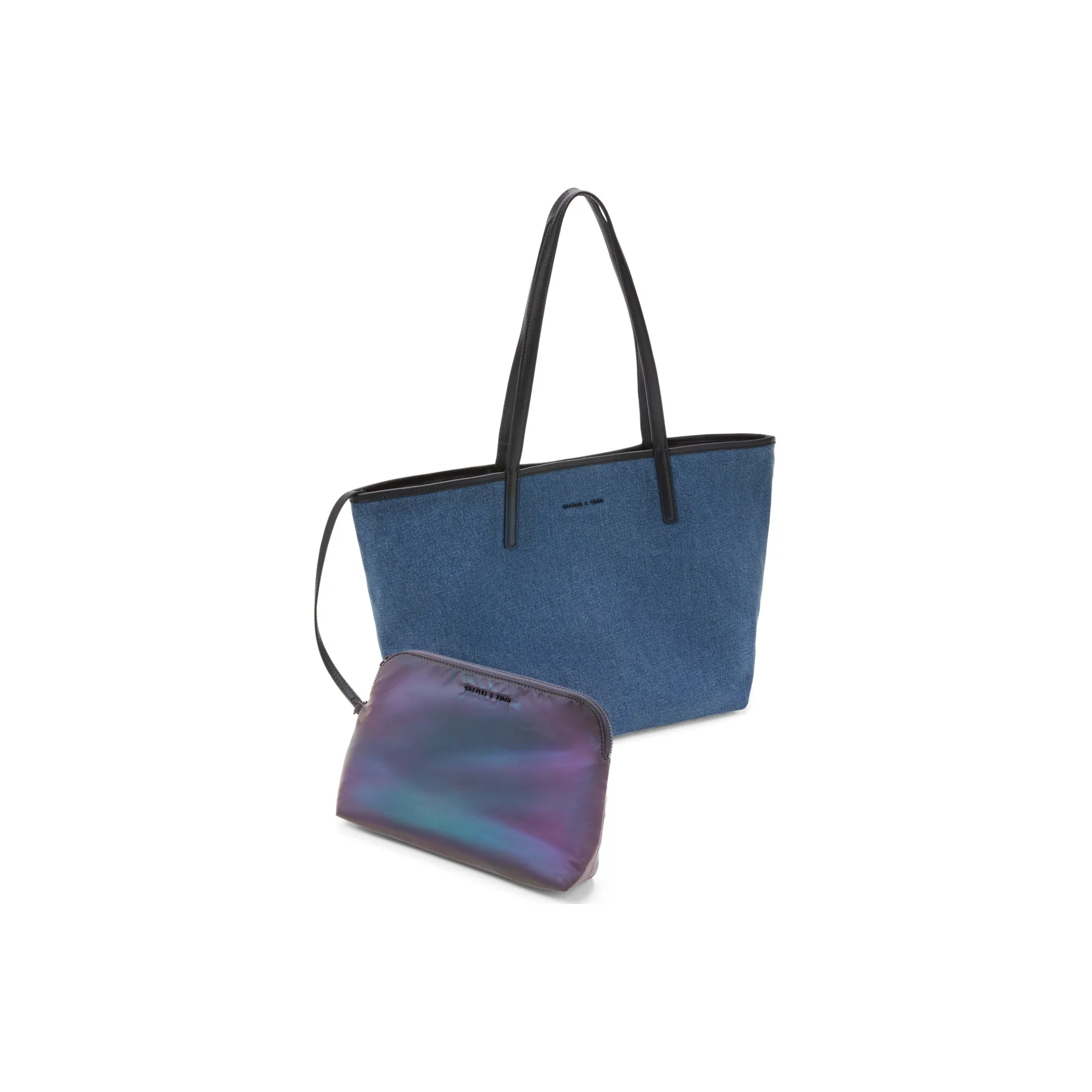 CHARLES&KEITH Fabric Small CK Bag Tote Bag Shopping Bag Shoulder Bags Women's Multicolor