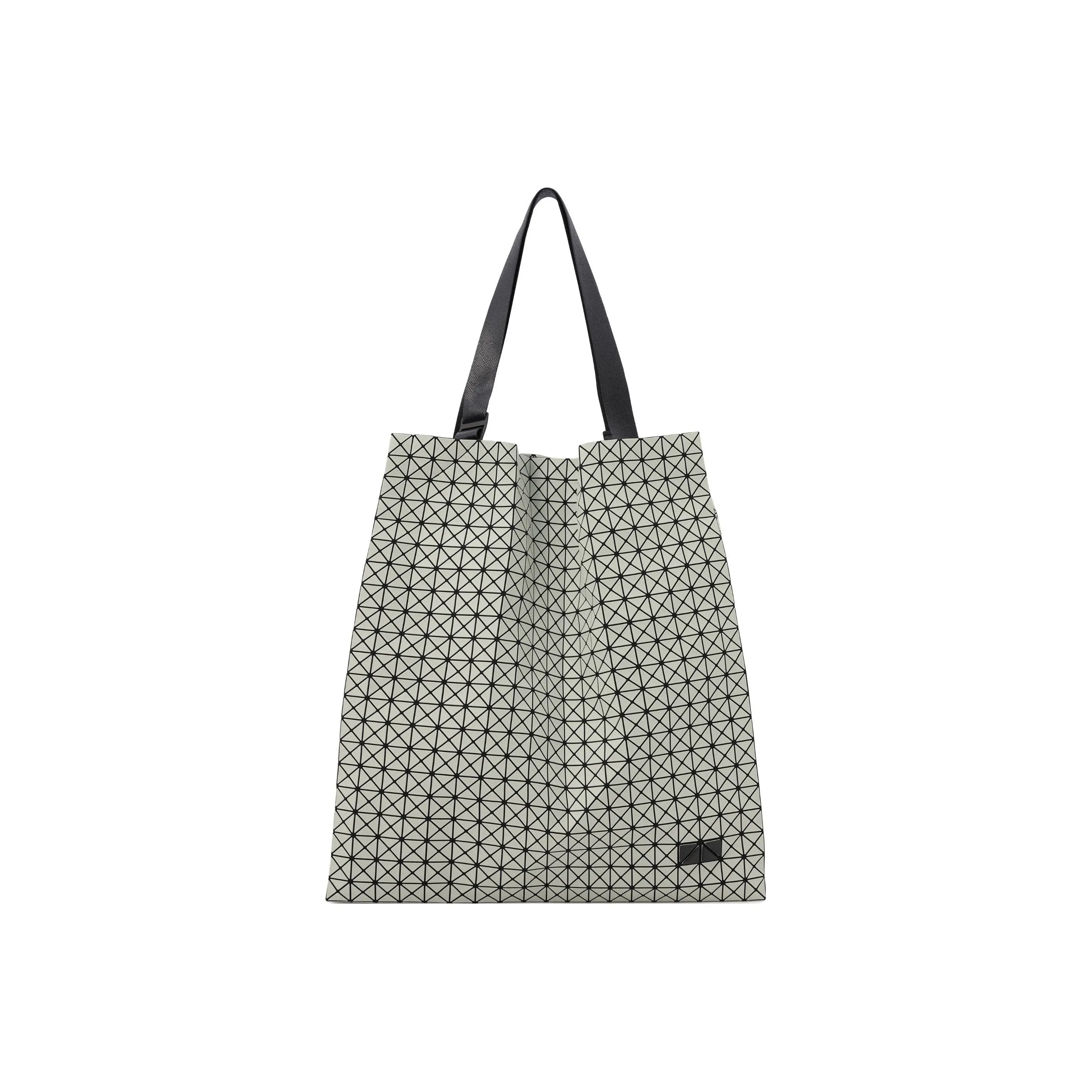 ISSEY MIYAKE CART S Cotton Tote Bag Shopping Bag Handbag Shoulder Bags Women's Light Gray