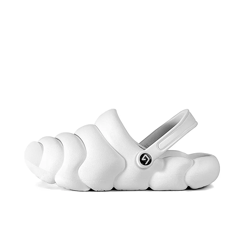 GOTO Donut Beach Sandals Women's Rainbow White