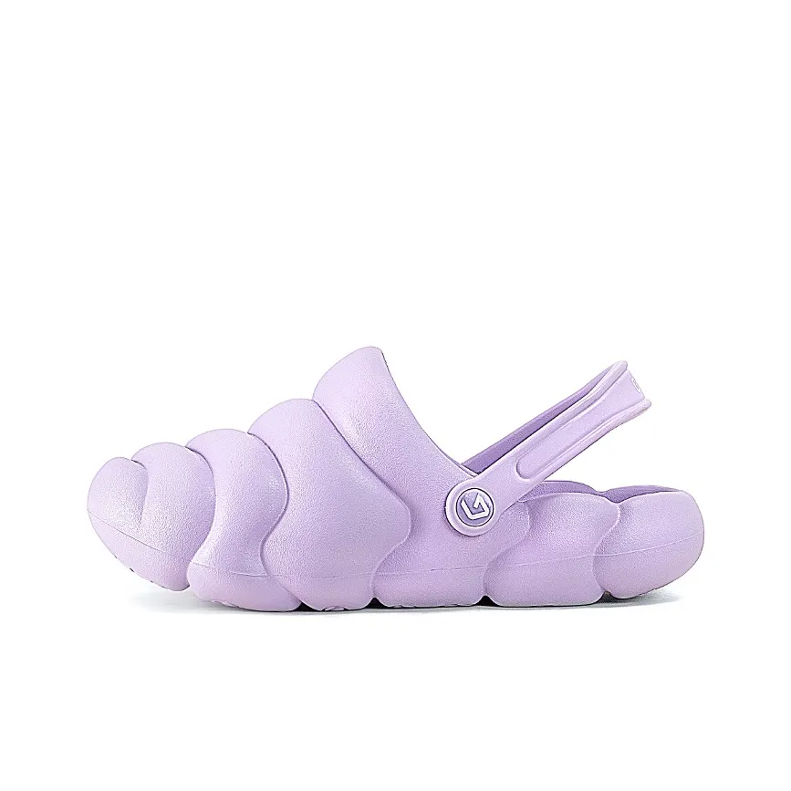 GOTO Donut Slippers Wrap toe Slippers Women's Twilight Mountain Purple