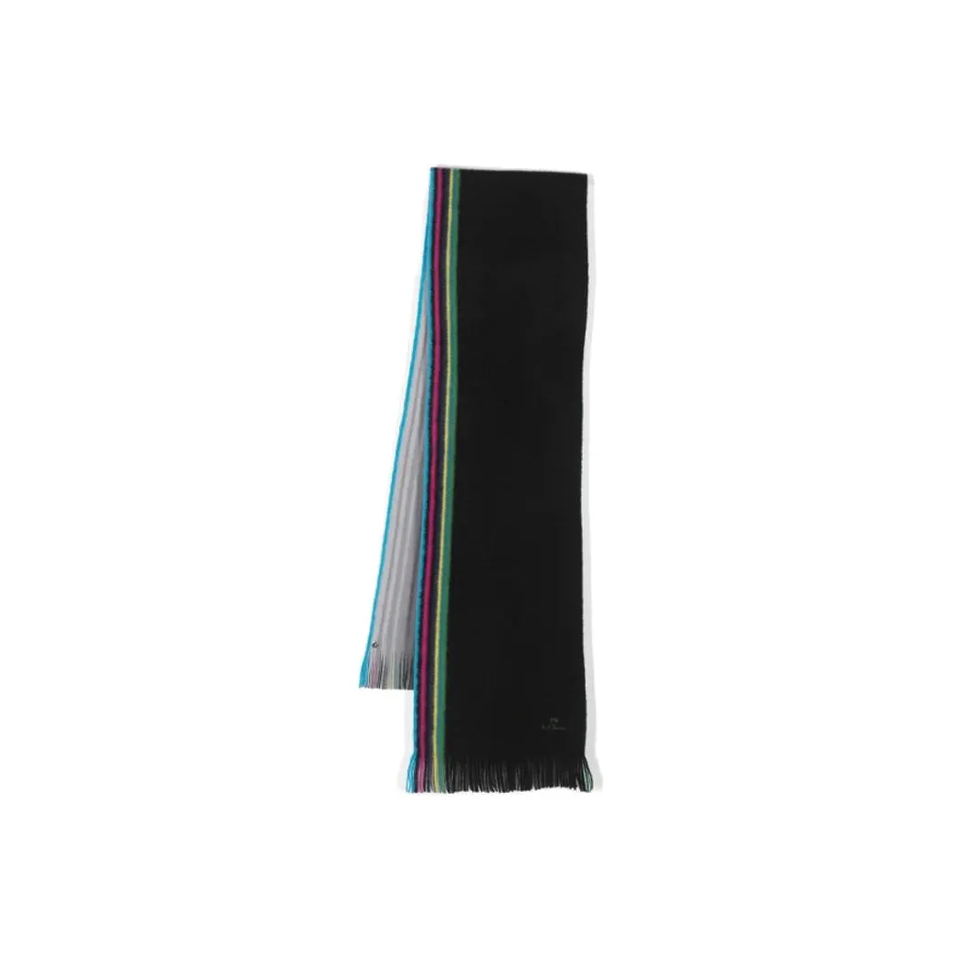 Paul Smith Striped Edge Knitted Scarf