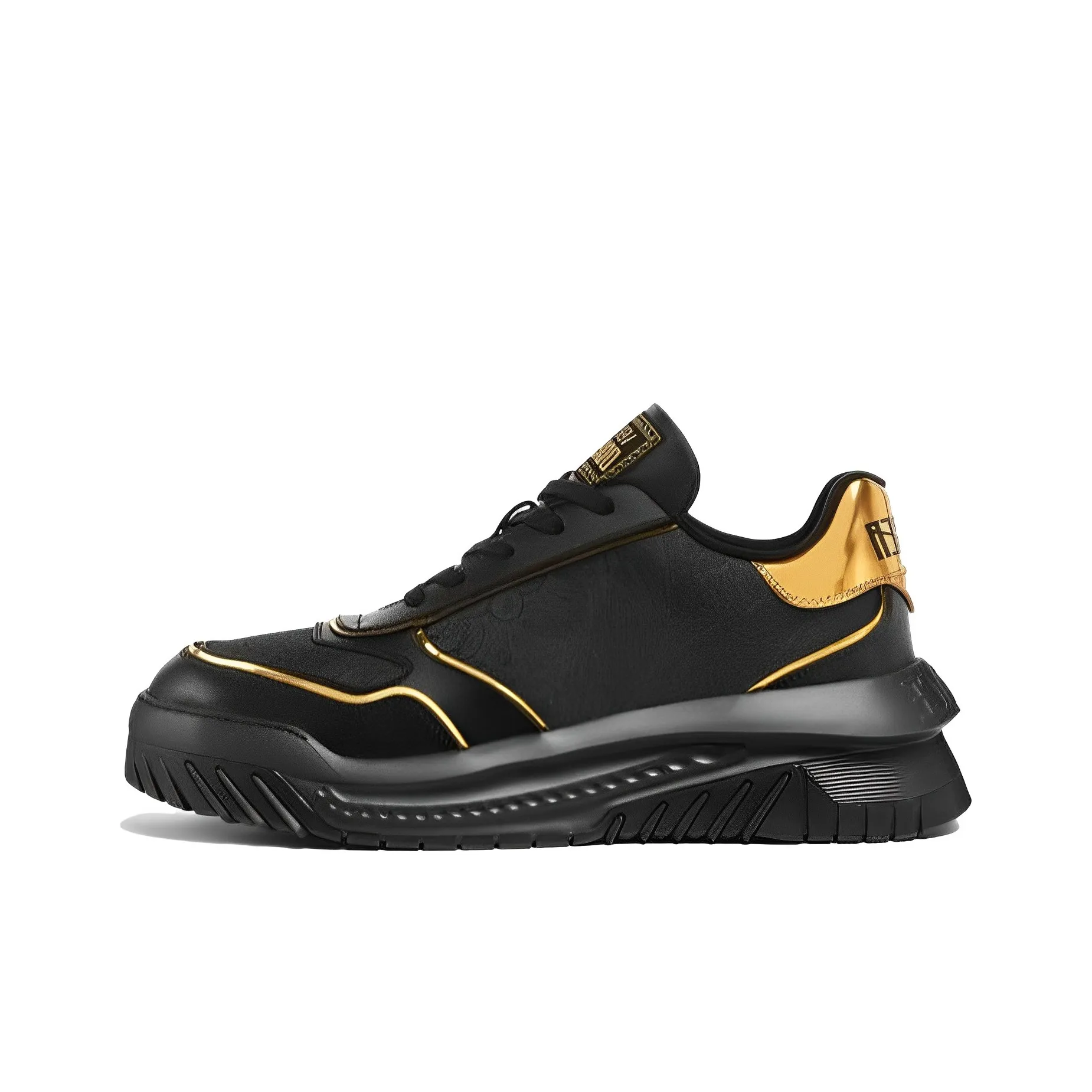VERSACE Odissea Chunky Leather Sneakers