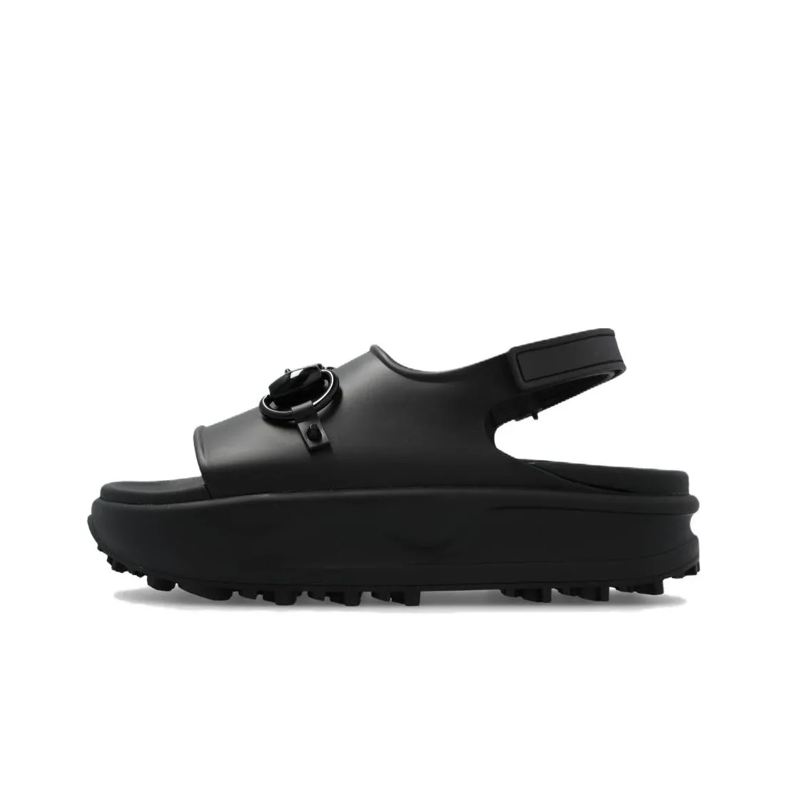 GUCCI Women's Horsebit Flatform Sandal 'Black' Women's
