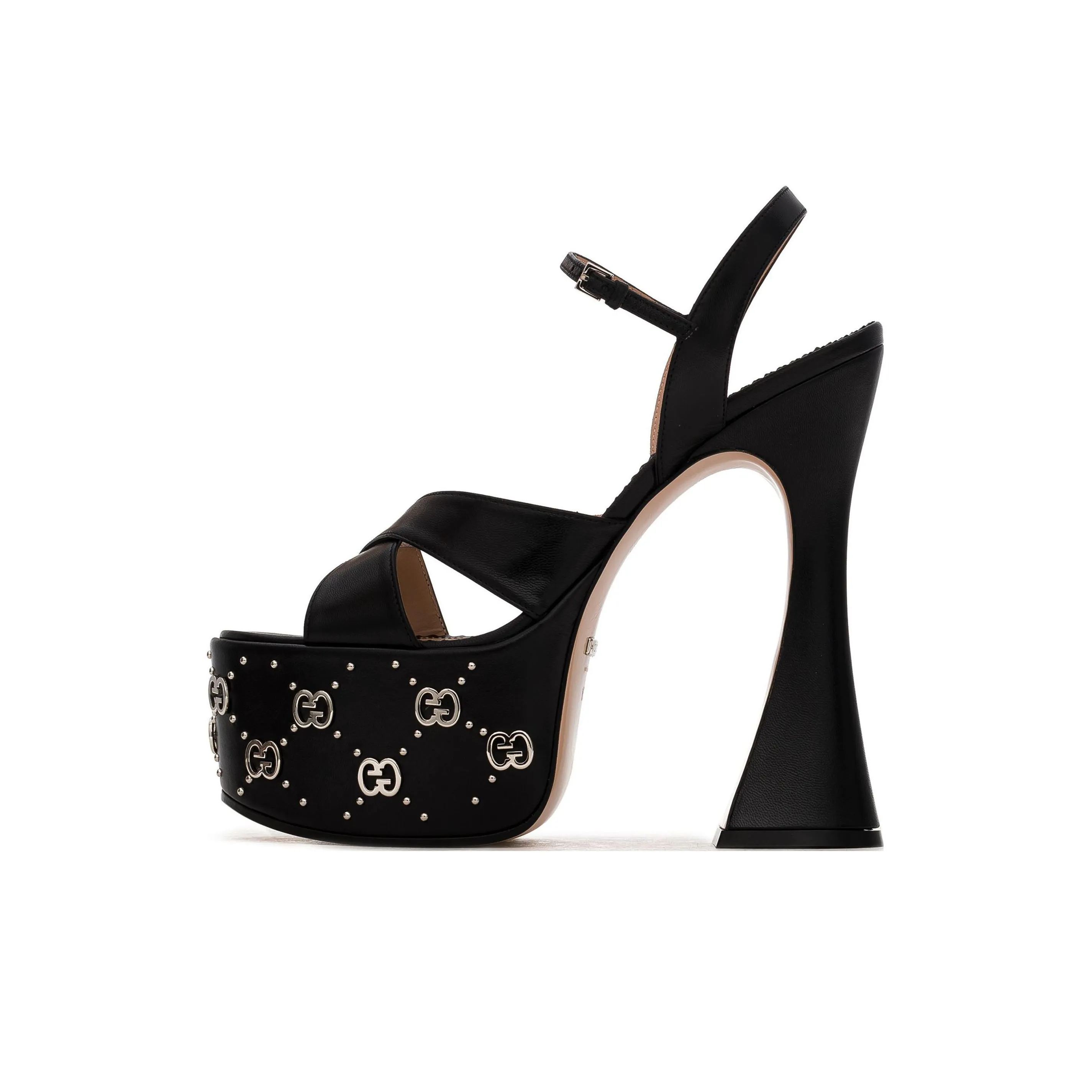 GUCCI One Ремешок Сандалии Женские Черные