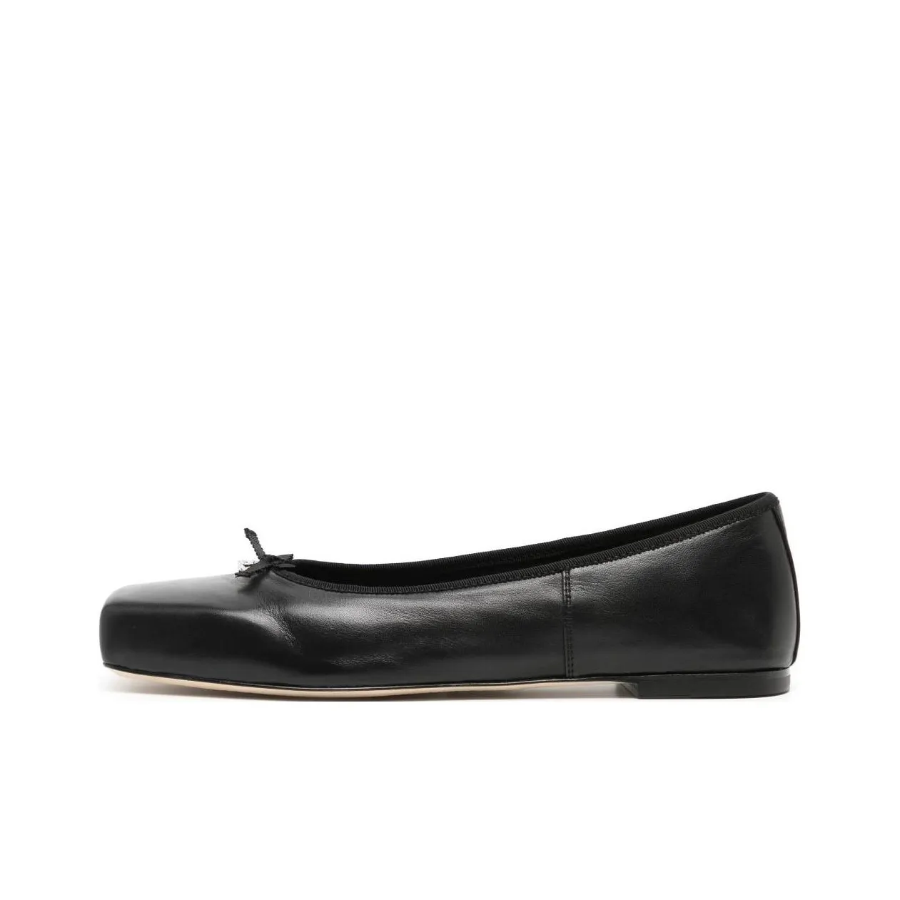 alexander wang Square-toe Leather Ballerina Shoes