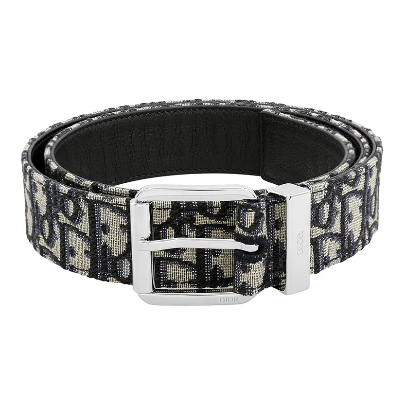 DIOR Jacquard Logo Detailed Belt