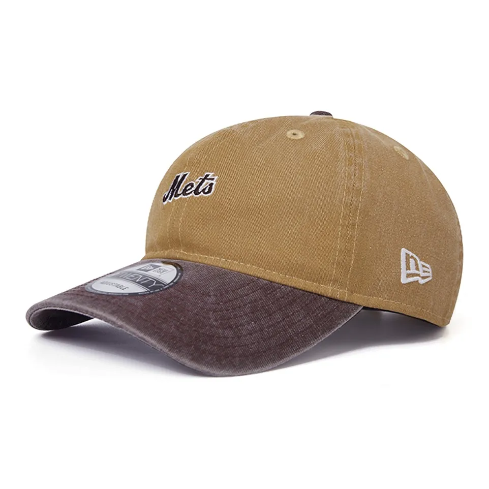 New Era Хлопковые кепки унисекс коричневые