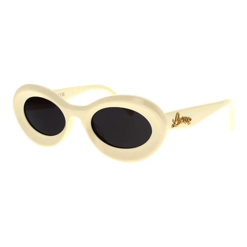 LOEWE Ацетат OVAL SUNGLASSES Женские Белые