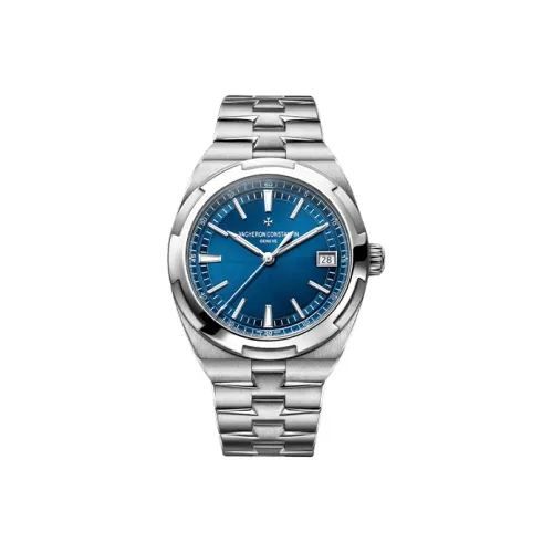 Vacheron Constantin Автоматический Механический Movement Мужские Часы Longitudinal и Lateral Collection OVERSEAS 41 мм Синий