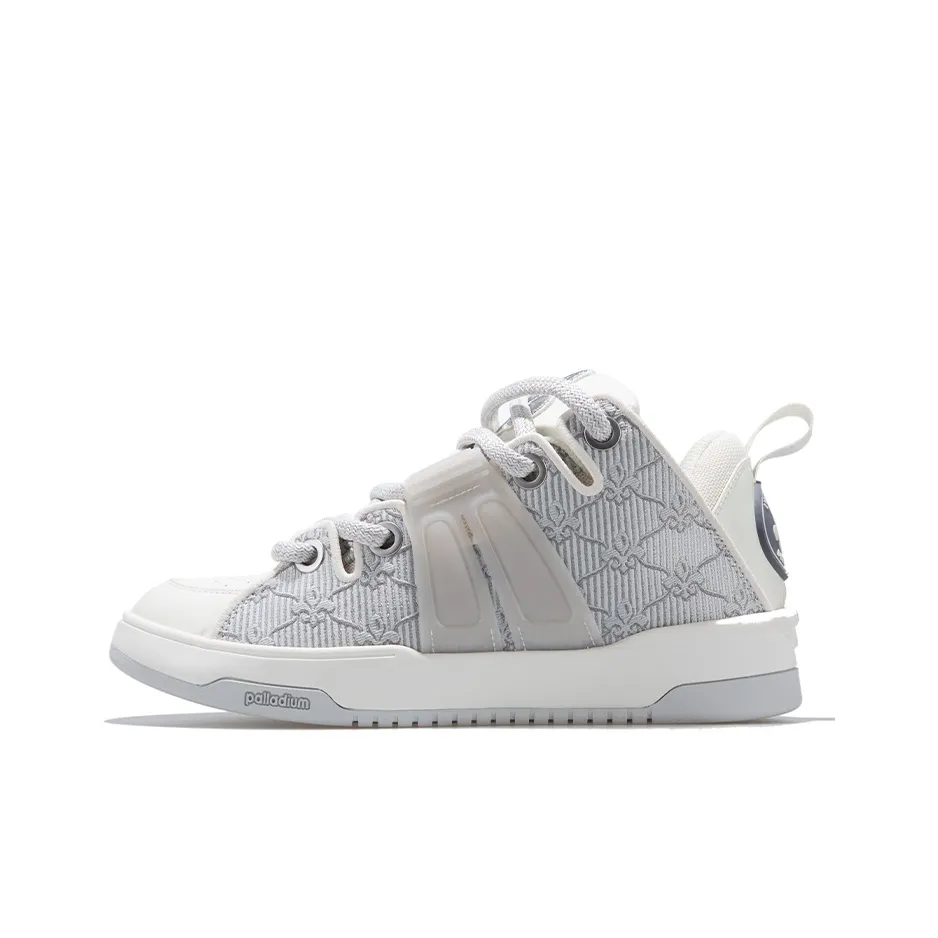 Палладий Устойчивые к истиранию Низкие Кроссовки для скейтбординга Мужские Белые