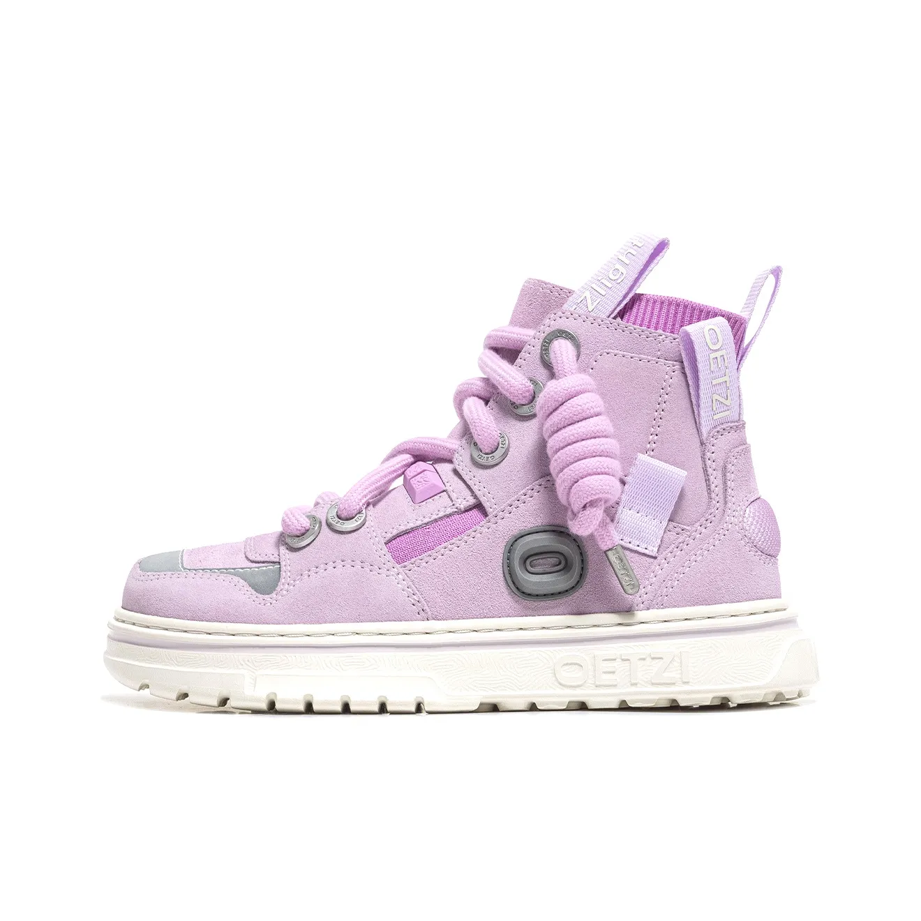 OETZI MID Топ Скейтборд Кроссовки Женские Фиолетовые