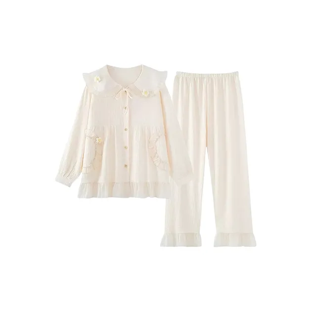 Xiang Ning Pai Pajama Set Women's Moon White