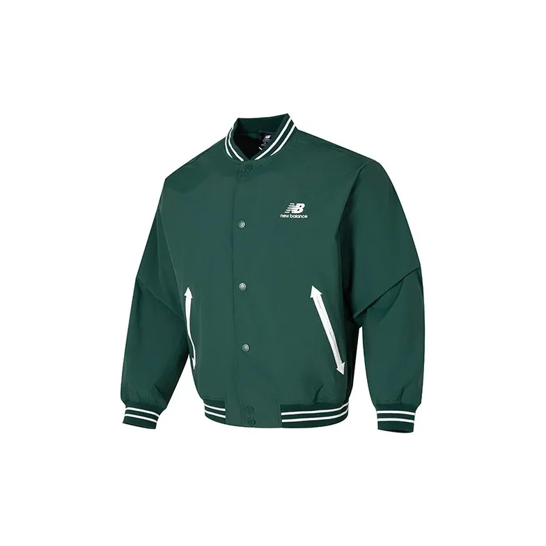New Balance Jackets Men Green