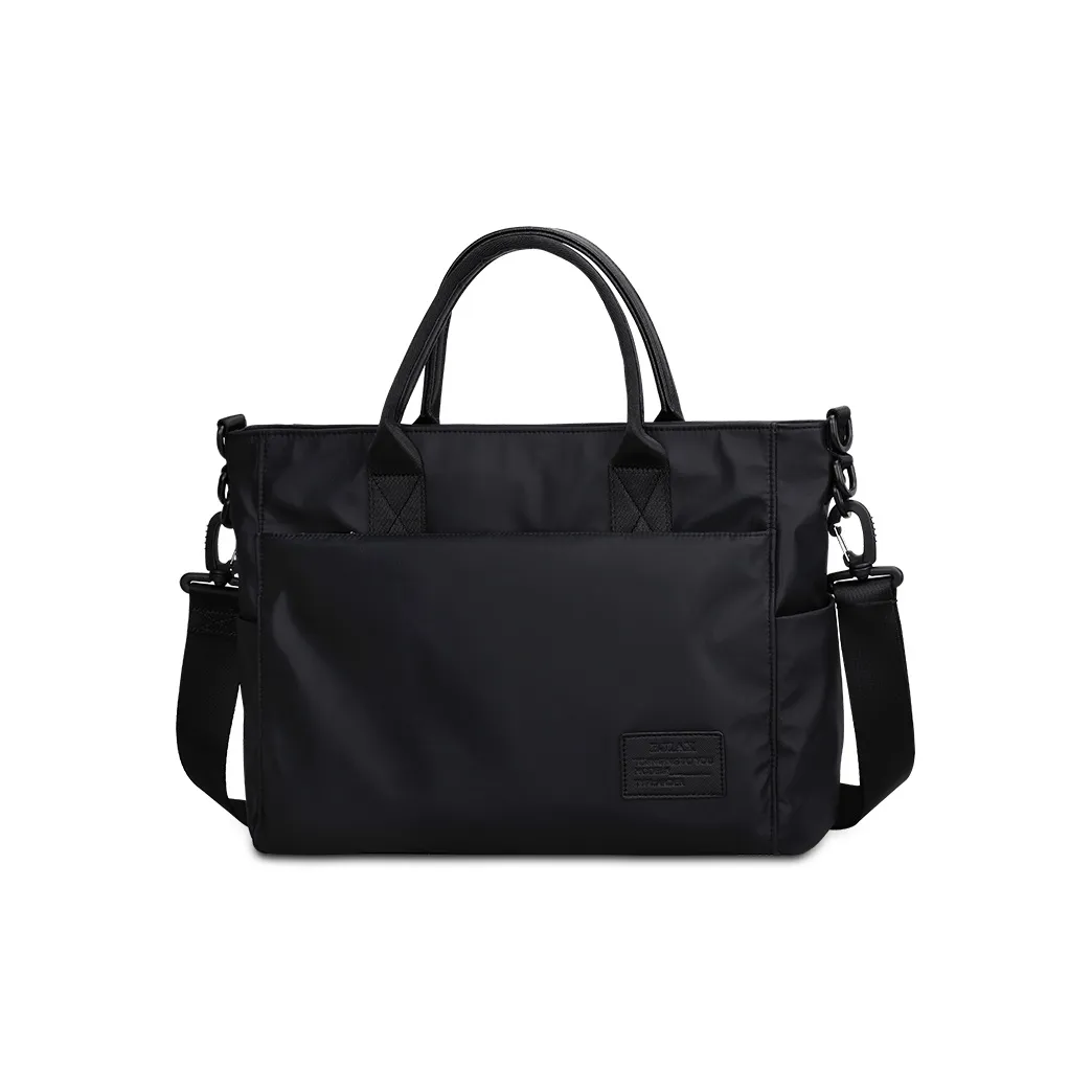 BJIAX Nylon Handbag Briefcase Tubas Men's Black