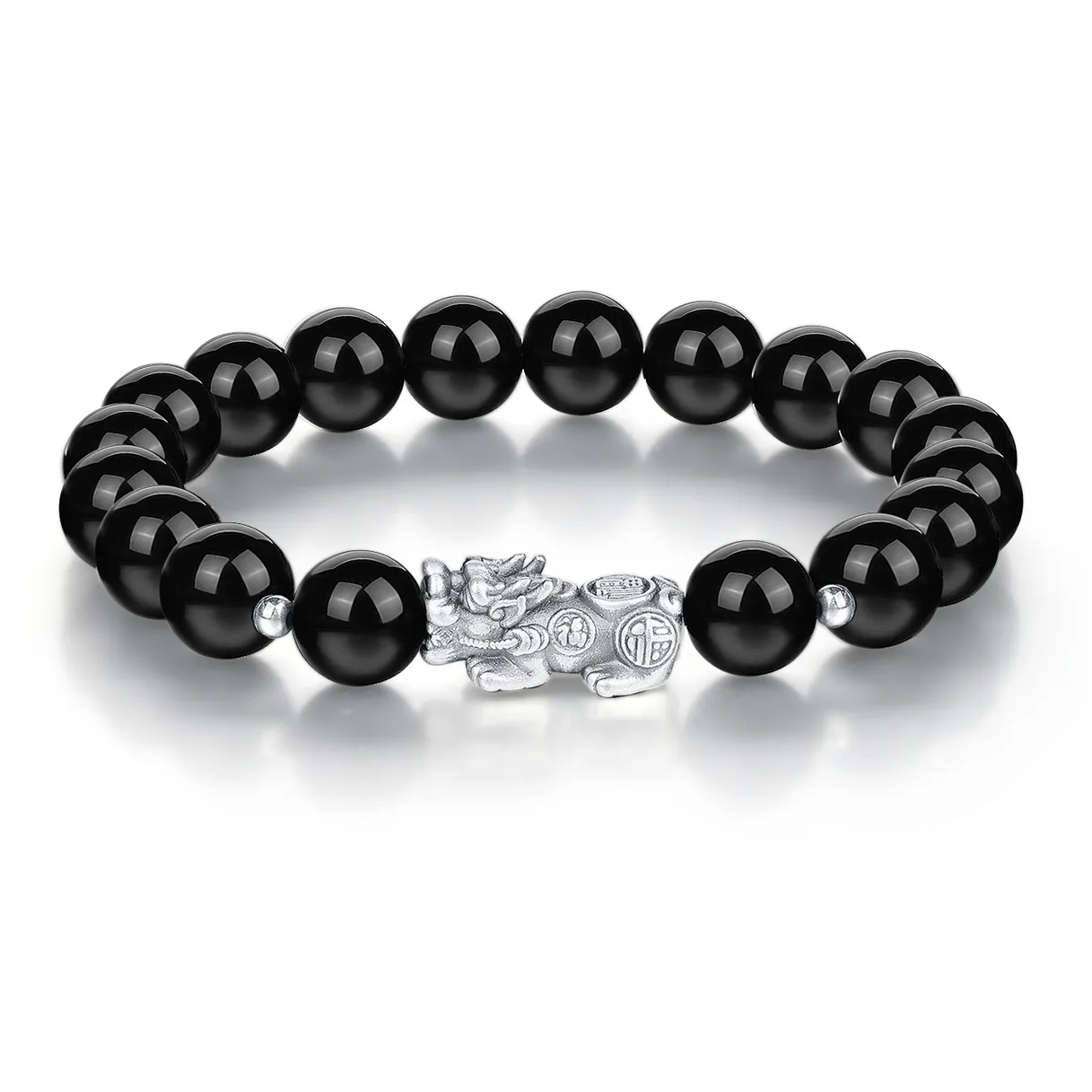 SEVEN COOK Obsidian Bracelets Men's